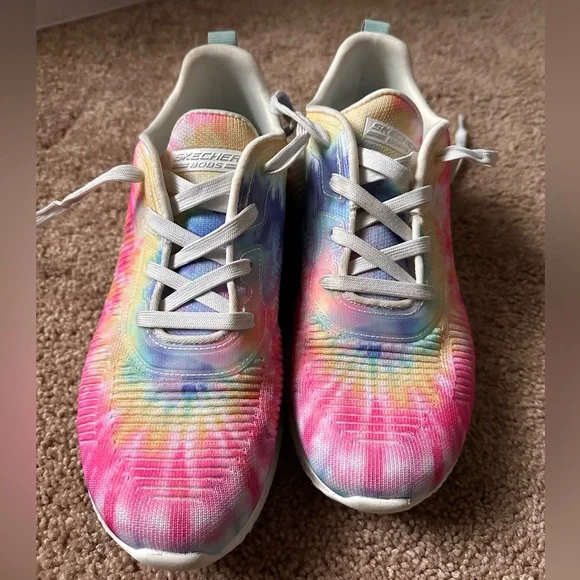 Skechers Bobs Memory Foam Tennis Shoes - Picture 1 of 5